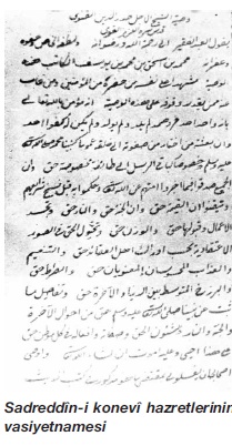 Sadreddîn-i Konevî Rahmetullahi aleyh fotoğrafı