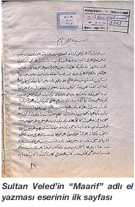 Sultan Veled Rahmetullahi aleyh fotoğrafı