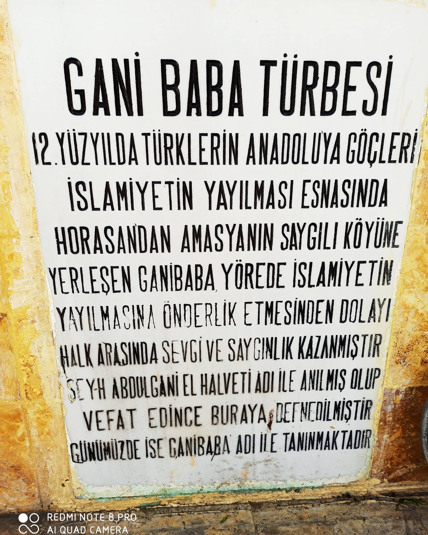 Gani Baba Rahmetullahi aleyh  fotoğrafı