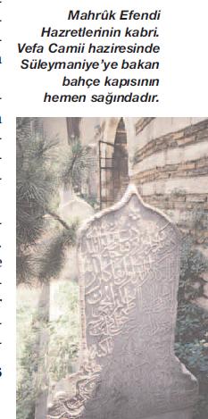 Mahrûk Efendi Rahmetullahi aleyh